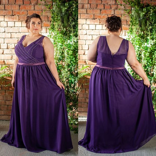 

purple beaded mother of the bride dresses v neck a line evening gowns floor length chiffon wedding guest dress, Black;red
