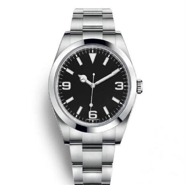 

luxury menes watch exp air king series 116900 216570 black 40mm dial automatic mechanical movement 316 steel bran designer wat3397, Slivery;brown