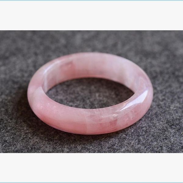 

bangle bangle madagascar natural rose pink quartz bangles for women inner diameter 5860mm round stone fashion bracelet banglebangle dh5sk, Black