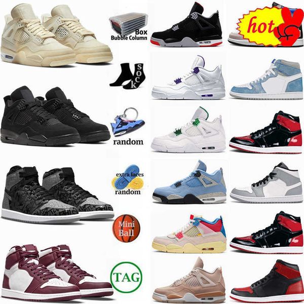 

2022 university blue black cat 4 4s mens basketball shoes fire red sail white oreo pure money rebellionaire hyper royal 1 1s high og dark