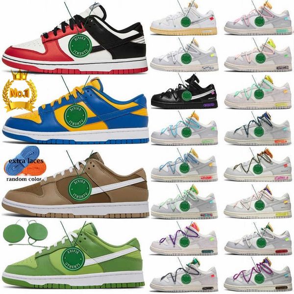 

dunked low running shoes sports shoe pine green university red white with box se sun club panda low safari mix lot 01 03 49 of 50 mens women