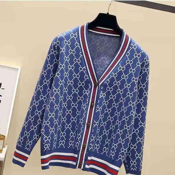 

luxury women's sweaters designer shirts sweaters casual knit clothes contrast color long-sleeved autumn fashion classic women jumper, White;black