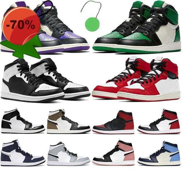 

sb sb basketball shoes mens 1s sneakers jumpman 1 mid high og chicago bred toe banned pine green smoke grey women sports trainers
