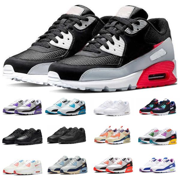 

og running shoes men women sneaker outdoors triple white black infrared colorways futura cushion golf laser blue bred trainer sneakers