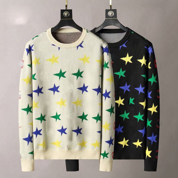 

men's sweaters designer pullover warm sweater men and women's monogrammed hoodie casual embroidered long sleeve streetwear cq82, White;black