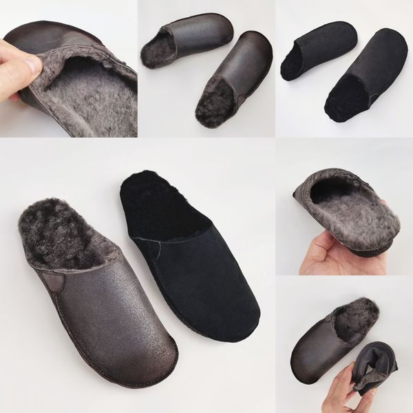 

pure handmade shoes sheep fur one slipper design retro art baotou half drag winter cotton shoes, Red;white