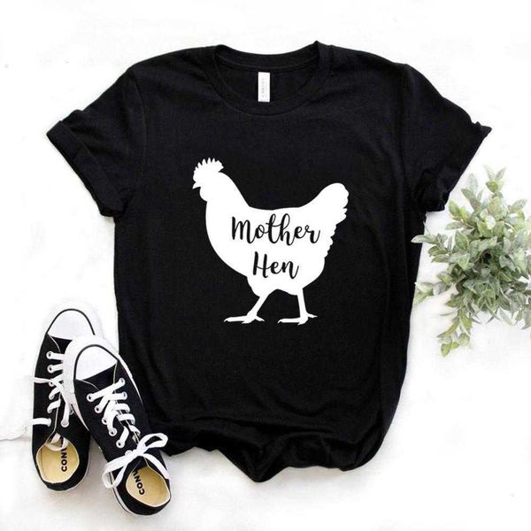

mother hen women t shirt hipster funny t-shirt lady yong girl 6 color tee zy-608, White