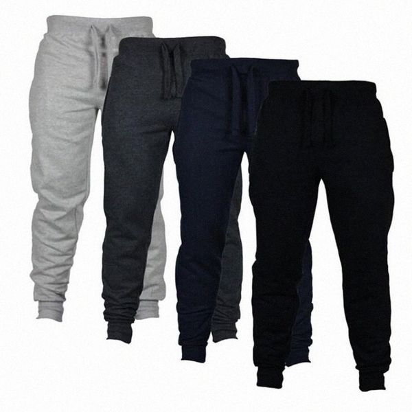 

men's pants 2022 mens joggers casual fitness men sportswear tracksuit bottoms skinny sweatpants trousers black gyms jogger track u2vn#