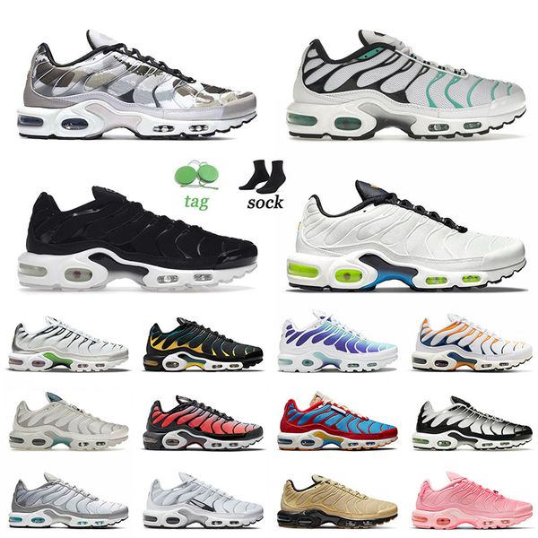 

designer mens tn plus running shoes tuned hyper jade special oreo club fade hero volt gum dusk men women tennis sneakers trainers sports sne, White;red