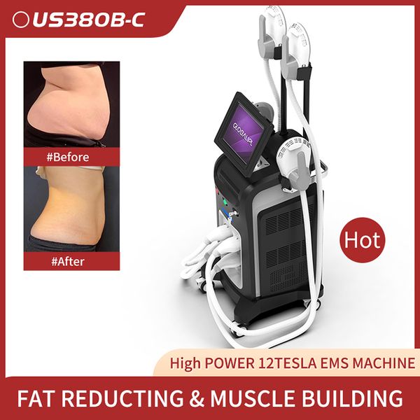 

professional 12 tesla electric body shape ems slimming machine for beauty salon