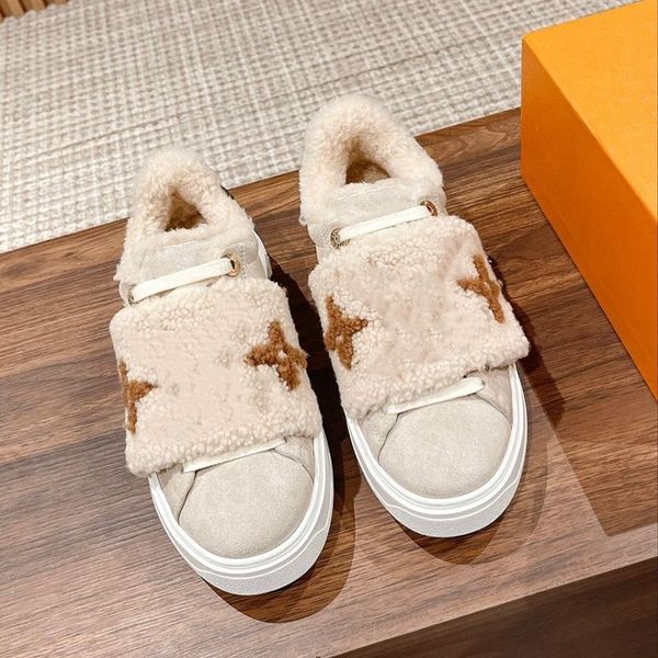 

2022 winter new snow boots fashion versatile casual shoes with cotton thickening for warmth boot 01, Black