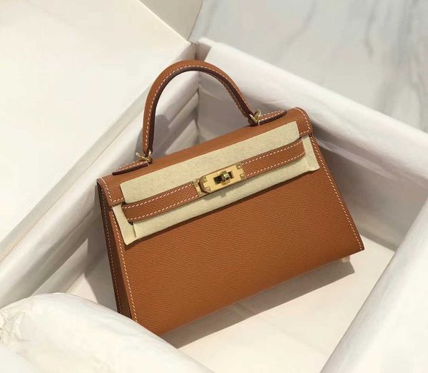 

designer hands outlet hand 2023 leather kellies print bags bag handbags epsom palm head mini crossbody layer simple one shoulder qgr2