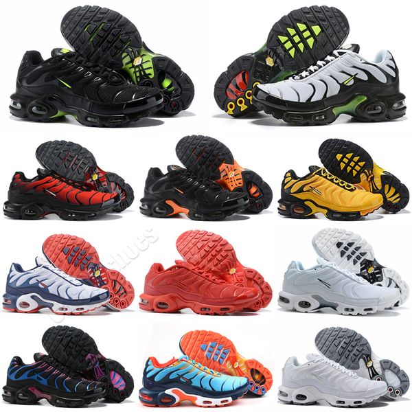

fashion tn tn plus running shoes mens black white university blue neon green hyper pastel blue oreo women breathable sneakers trainers outdo