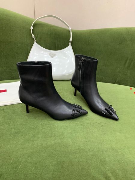 

women designer boots desert platform shoes buckle ankle genuine leather boot bee star trail shoe female rough heel booties -g0019, Black