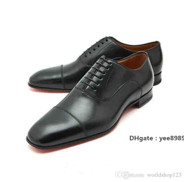 

red-bottoms shoes christians men wedding flat shoes luxury quality red loafers lace-up low heels greggo flat black leather oxford shoes hkr