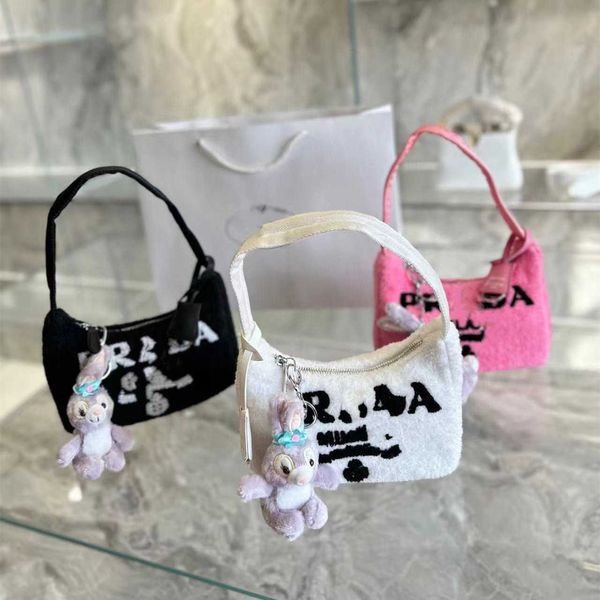 

shoulder bags p's limited edition fur hobo teddy armpit bag shoulder autumn and winter 2022