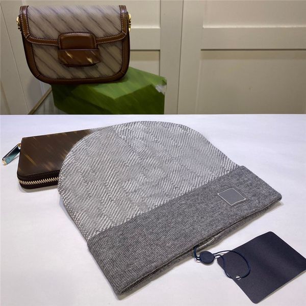 

designer winter beanie men and women fashion design knitted caps autumn hat letter jacquard warm skull cap, Blue;gray