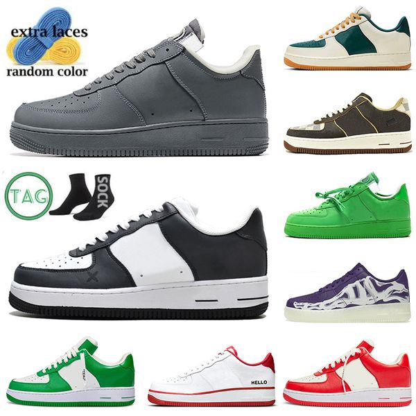 

designer 1 one low basketball shoes mens womens virgil ablohs brown skeleton black goost grey mca university gold light green spark sports s