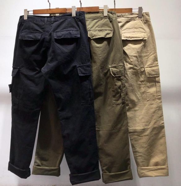 

selling brand cargo pants summer luxury designer men classic embroidered three colours casual sweatpants, Black;brown