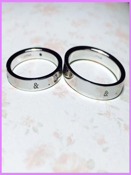 

silver love ring men women rose gold jewelry for lovers designers diamond rings gifts classic fashion stainless steel 9267789