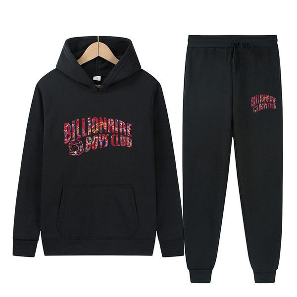 

billionaire hoodie 2 sportswear men's tracksuit hoodie pants men's basketball dunk suit sweatshirt jumper, Gray