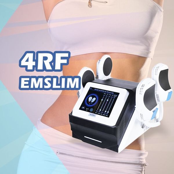 

emslim 4 handles hiemt with rf muscle stimulator ems neo sculpting muscle trainer ems muscle sculpt weight loss machine