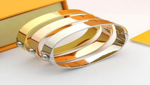 

fashion diamond designer bracelets for man woman bangle jewelry bracelet jewelr 3 color bangles with box9136445, Black