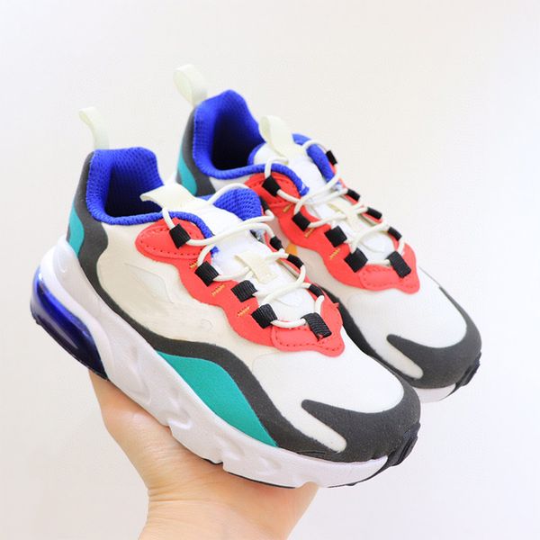 

kids react childrens 27s basketball running shoes wolf grey sunglasses sport sneakers for boy girl chaussures pour enfant 25-35, Black