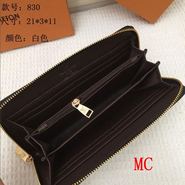 

fashion women men clutch wallet leather wallets single zipper wallets designer lady male long and short classical coins purse wi, Red;black