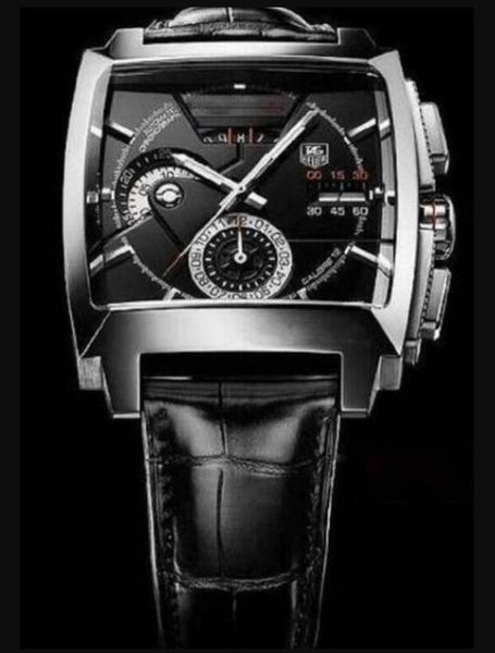 

2022 men's carrera big mechanical stainless wristwatches steel automatic movement watch sports mens bang self-wind watches heuer wristw, Slivery;brown