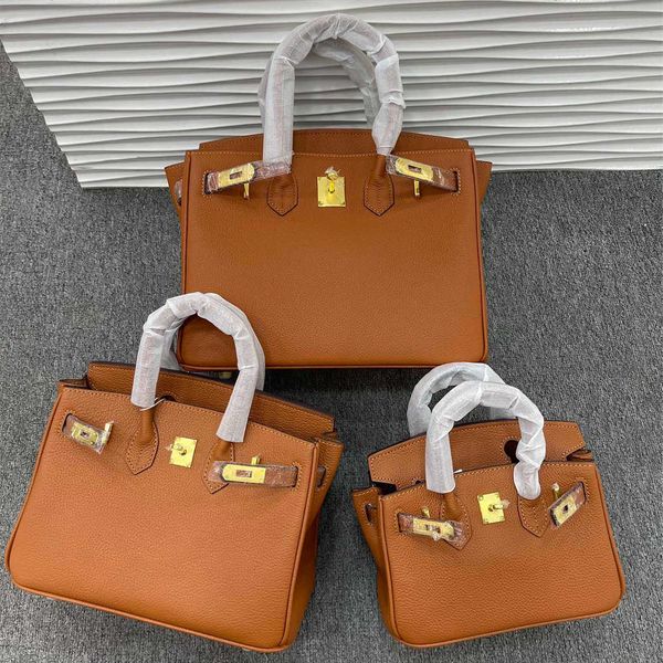 

original designer classic fashion berkins handbag h home bag 2023 new mini togo layer lychee grain cow leather one shoulder messenger hand