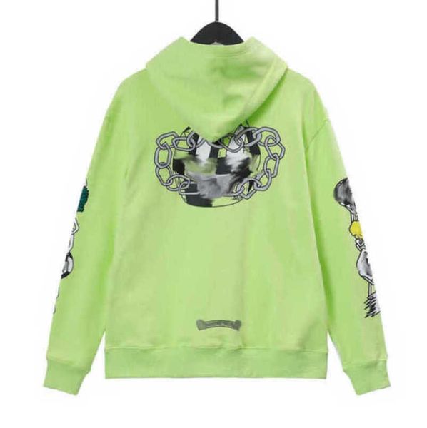 

luxury men's fashion sweatshirts designer classic hoodies ch zipper hooded sweater casual men women cross pullover sanskrit hoodie coa, Black