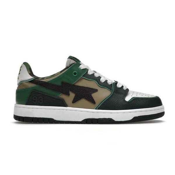 

low shoes low shoesfashion shoes sneakers white green red black yellow sk8 men and women a bapestas sta low abc camouflage stars outdoor wal