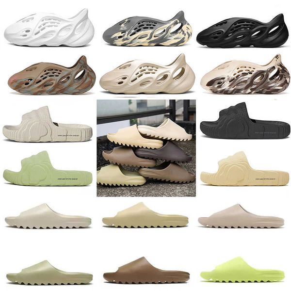 

kany slides y/ee yy/yz/z foam rubber slippers 2022 designer slipper size 3647 for men woman slide onyx stone sage vermilion moon grey mx cre, Black