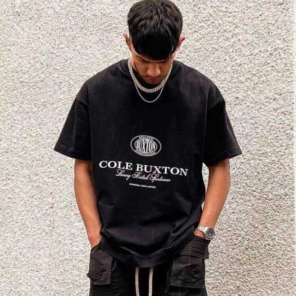 

cb t-shirts oversized t-shirt men women cole buxton t shirt streetwear 100% cotton tees wyls, White;black