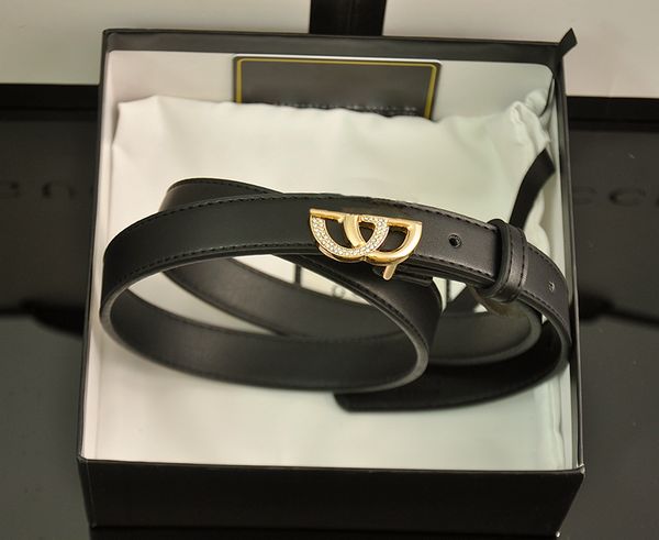 

fashionable women's belt buckle gold width 2.3 cm 4 colors optional, Black;brown