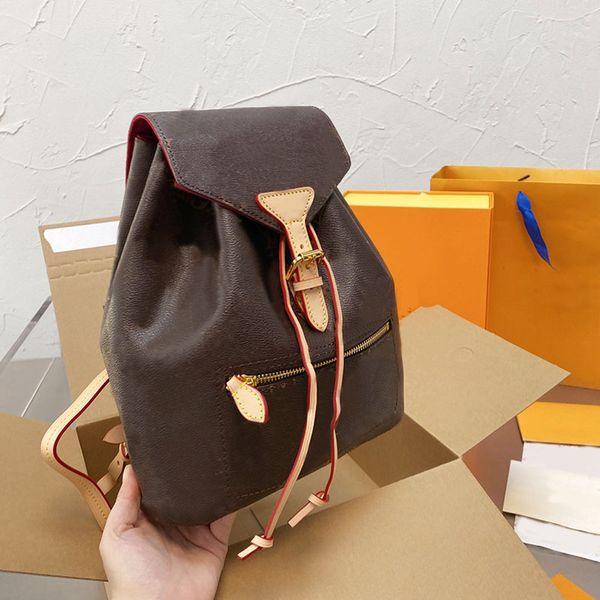 

backpack women leather designer backpacks bb pm school bag montsouris m45502