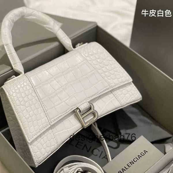 

balenciga handbag designer classic bags messenger 2022 leather hourglass crocodile hand high-end high version female mutb shoulder crossbody
