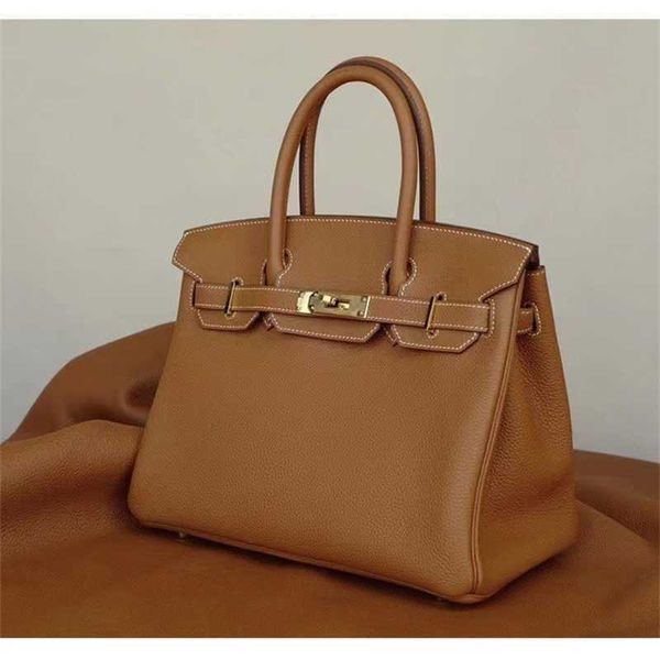 

designer handbags birkins bag lychee pattern handbag large capacity female fashion messenger original logo leather zc