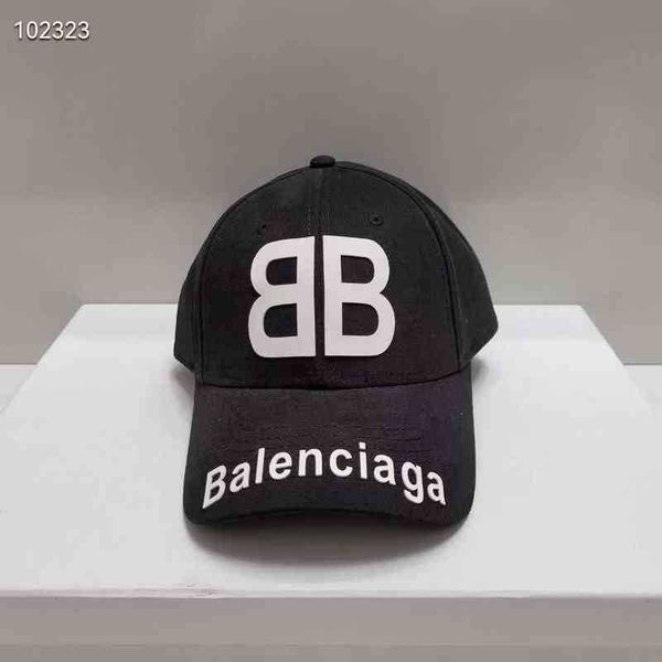 

designer ball caps balenciga hat original caps new women's korean version tide brand b letter embroidery versatile baseball spring and, Blue;gray
