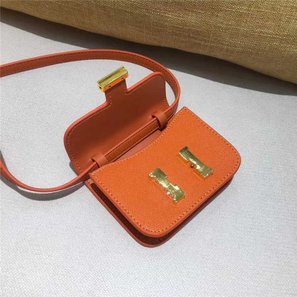 

constancebag herme bags hand new kangkang waist single shoulder cross mini bag cowhide pig nose chain fashion trend