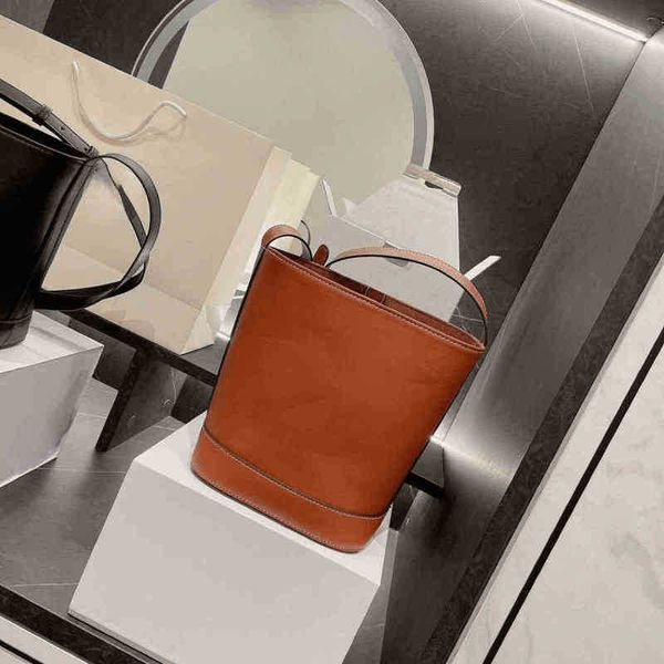 

shoulder bags designer bag leather handbags wallet women crossbody purse female brown fashion joker bucket bag 1117