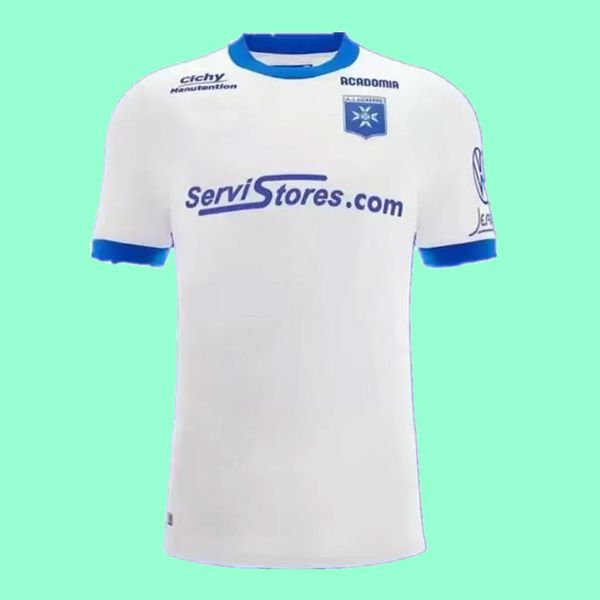 

22 23 maillot de foot aj auxerre soccer jersey home white 2022 2023 gauthier hein hamza sakhi alexis trouillet gaetan charbonnier mathias au, Black;yellow