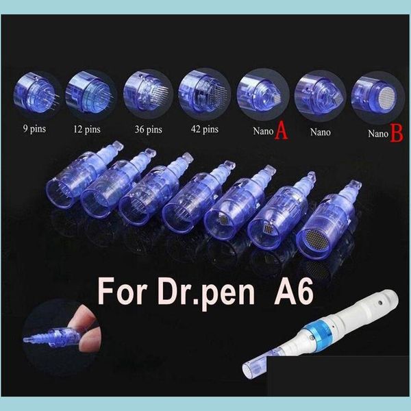 

beauty microneedle roller 1 3 5 7 9 12 36 42 nano needle cartridge for dr pen tima a6 electric dermapen drop delivery 2022 health be dhezf