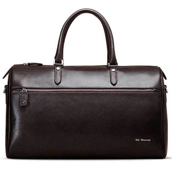 

2020personalized big organizer fine oem plain vintage men genuine custom leather travel bag black guangzhou