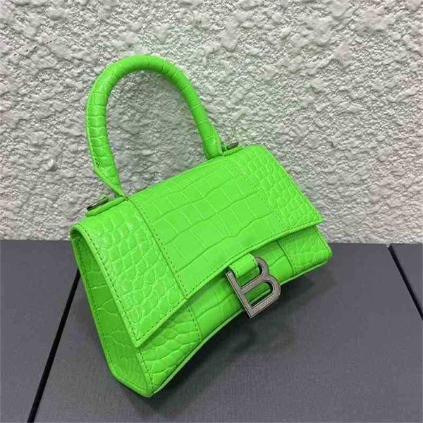 

designer balencigas valley handbags messenger red beauty messenger leather women's bags 2022 b crocodile hourglass one shoulder portabl