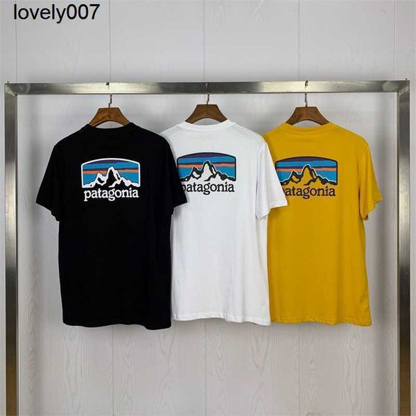 

men's t shirts designer patagonias couple's loose short sleeve, White;black