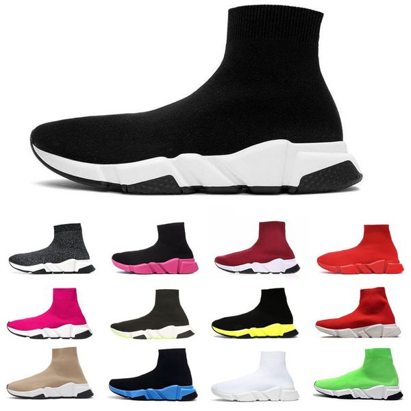 

women men ankle boots socks shoe runner sock boots black white pink designer knit mesh high platform slip on soft shoes