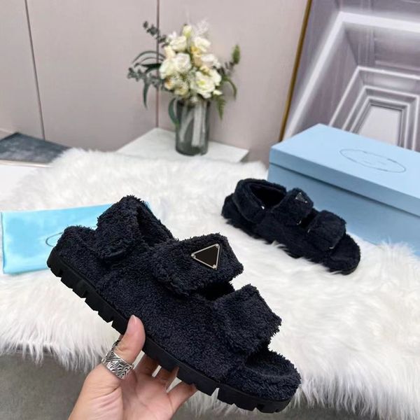

designer sandals women shoes fashion slippers warm memory foam anti slip house shoes back strap comfortable cotton slippers home bedroom sho, Black