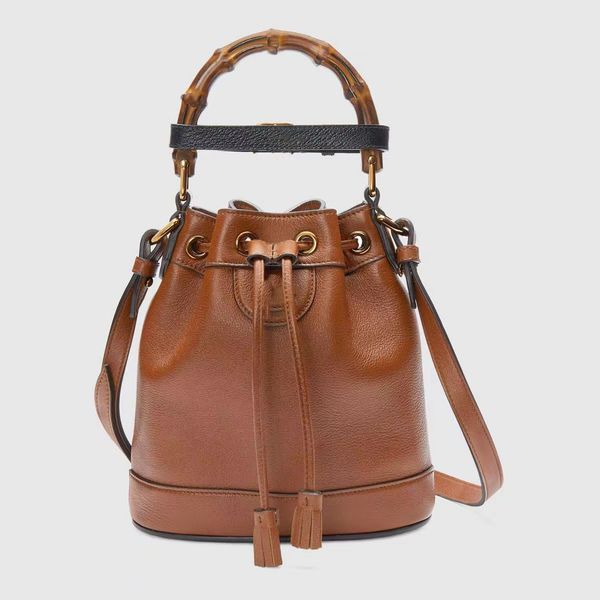 

diana bamboo mini bucket bag new knot portable drawstring autumn and winter luxury designer one shoulder crossbody bag